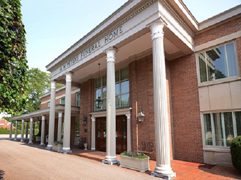A. H. Peters Funeral Home building in Grosse Pointe Woods, Michigan