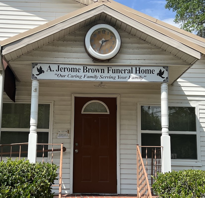 A. Jerome Brown Funeral Home building in High Springs, Florida