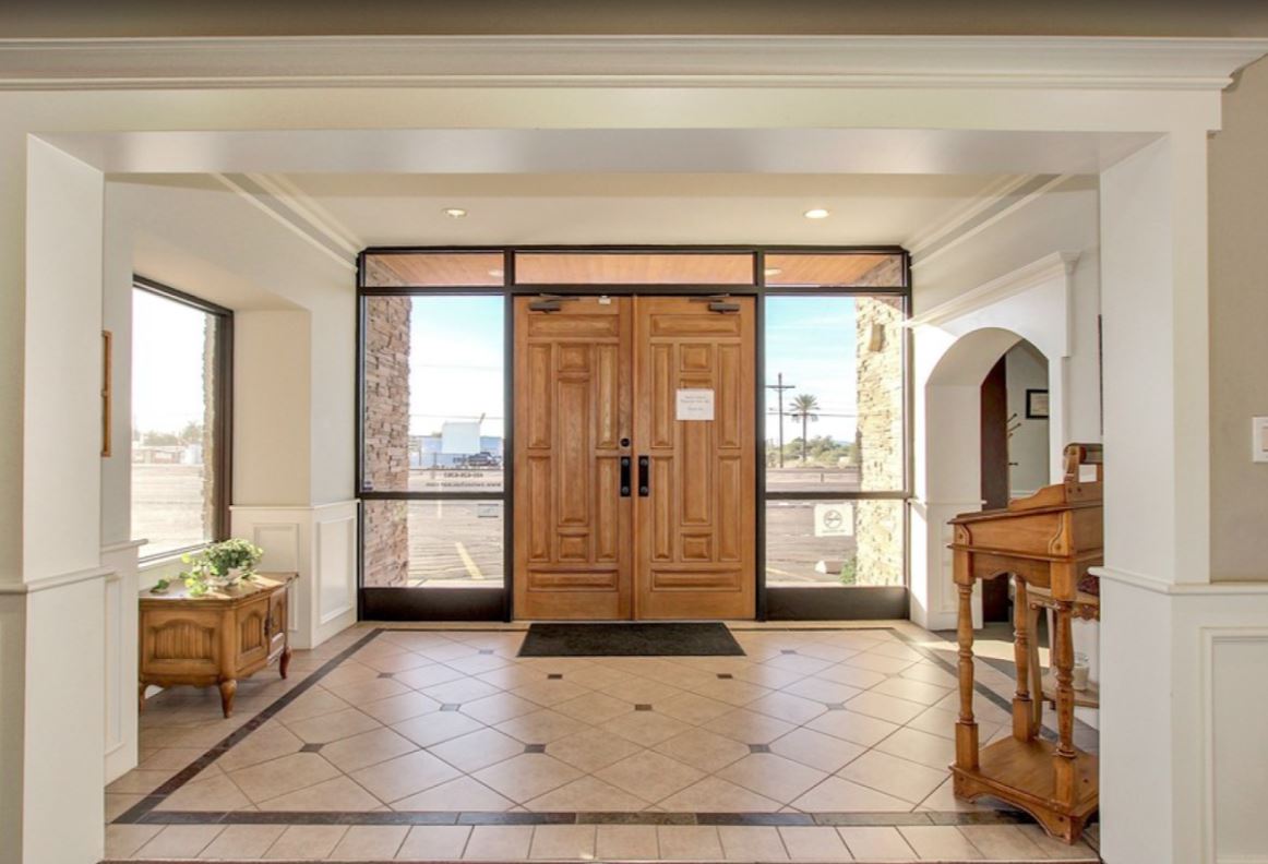 A Wise Choice Cremation & Funeral Services building in Mesa, Arizona