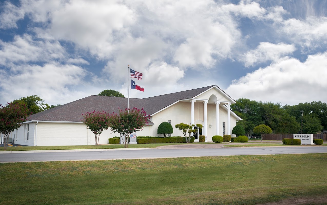 Aderhold Funeral Home building in West, Texas