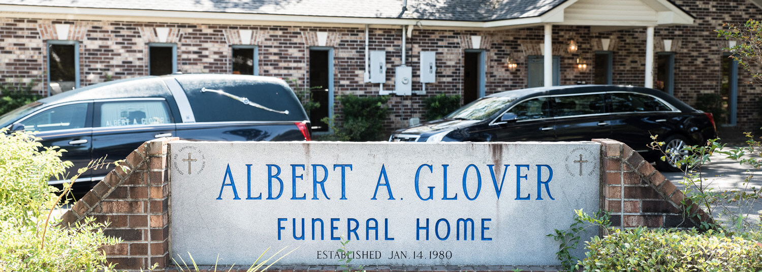Albert A. Glover Funeral Home building in Summerville, South Carolina