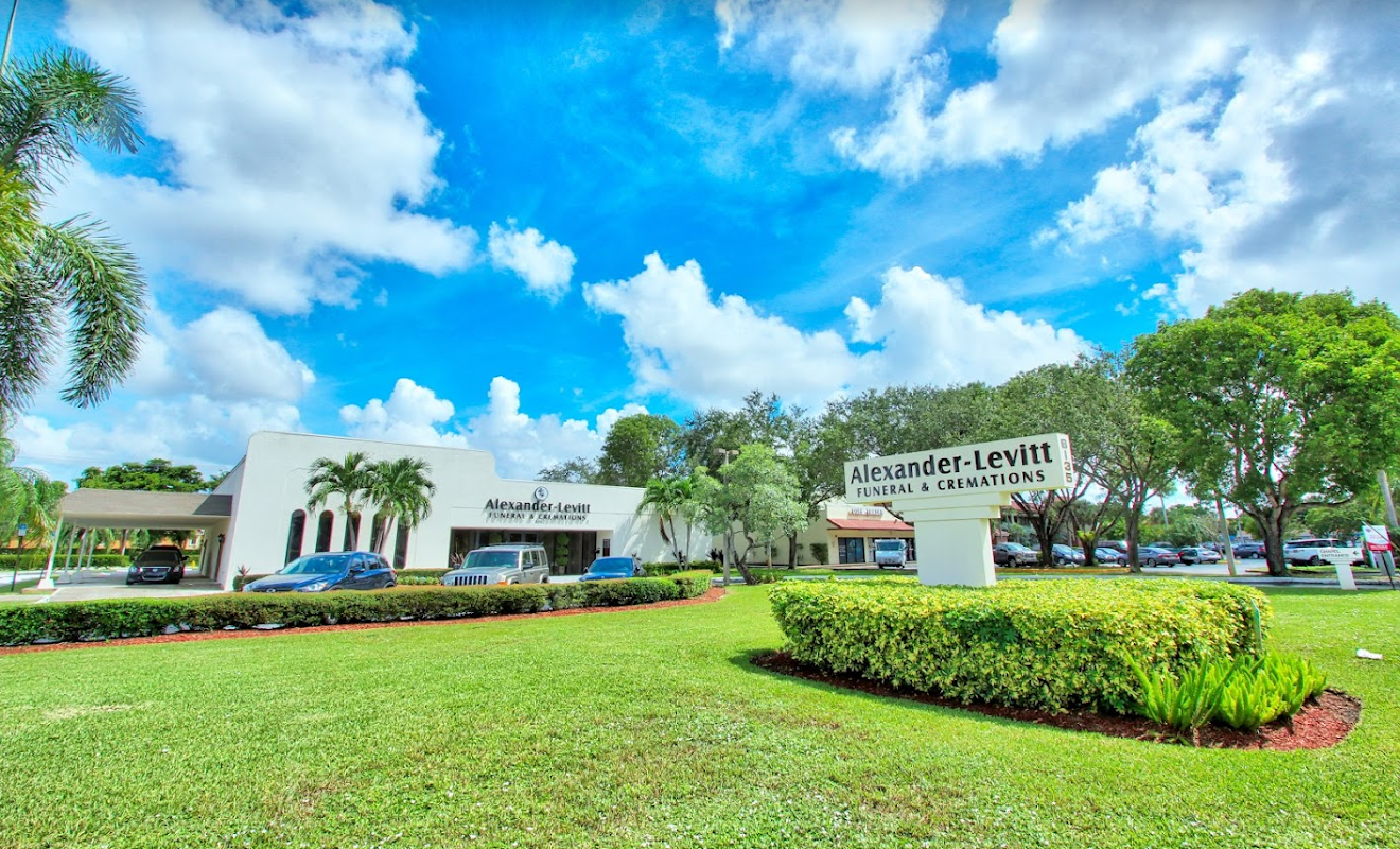 Alexander - Levitt Funerals & Cremations building in Tamarac, Florida