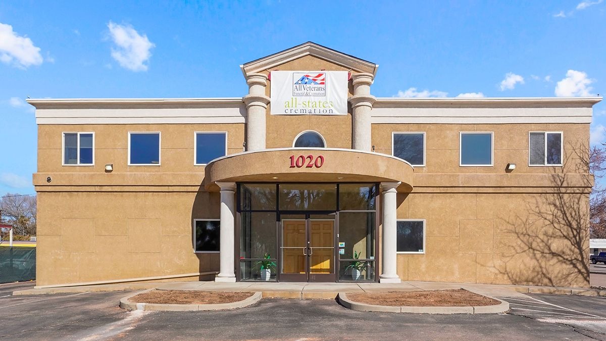 All-States Cremation building in Colorado Springs, Colorado