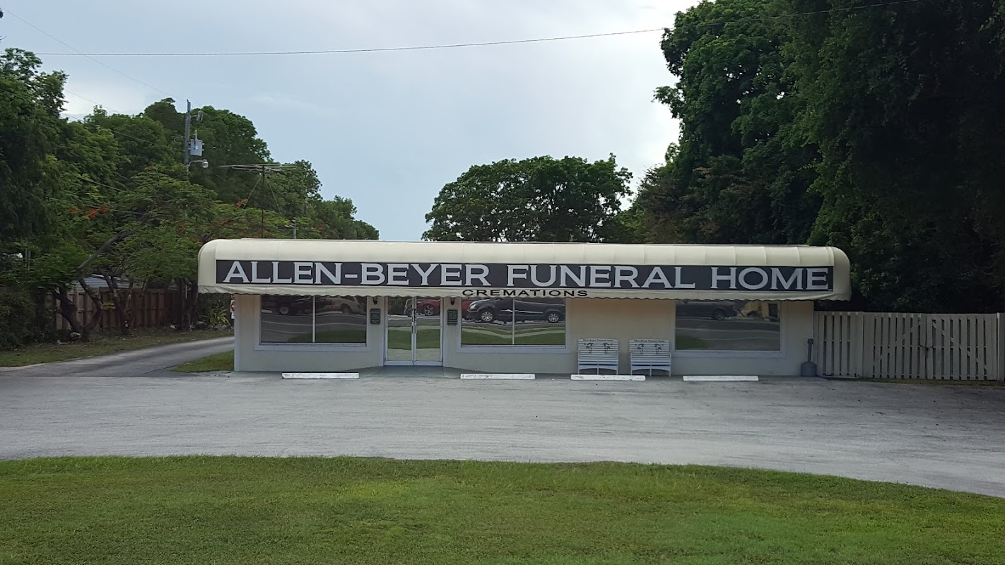 Allen-Beyer Funeral Home building in Key Largo, Florida