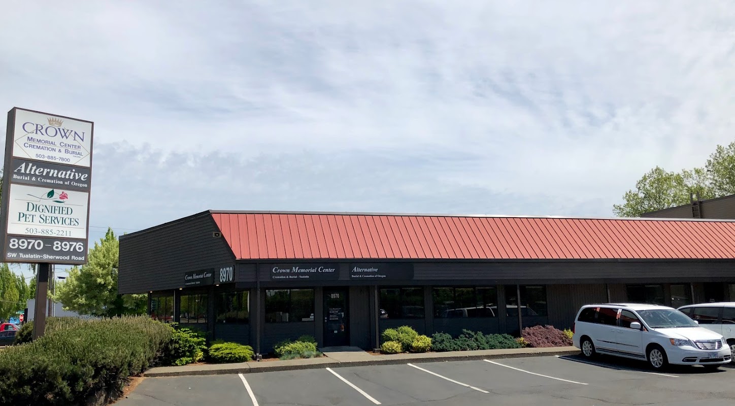 Alternative Burial & Cremation building in Tualatin, Oregon