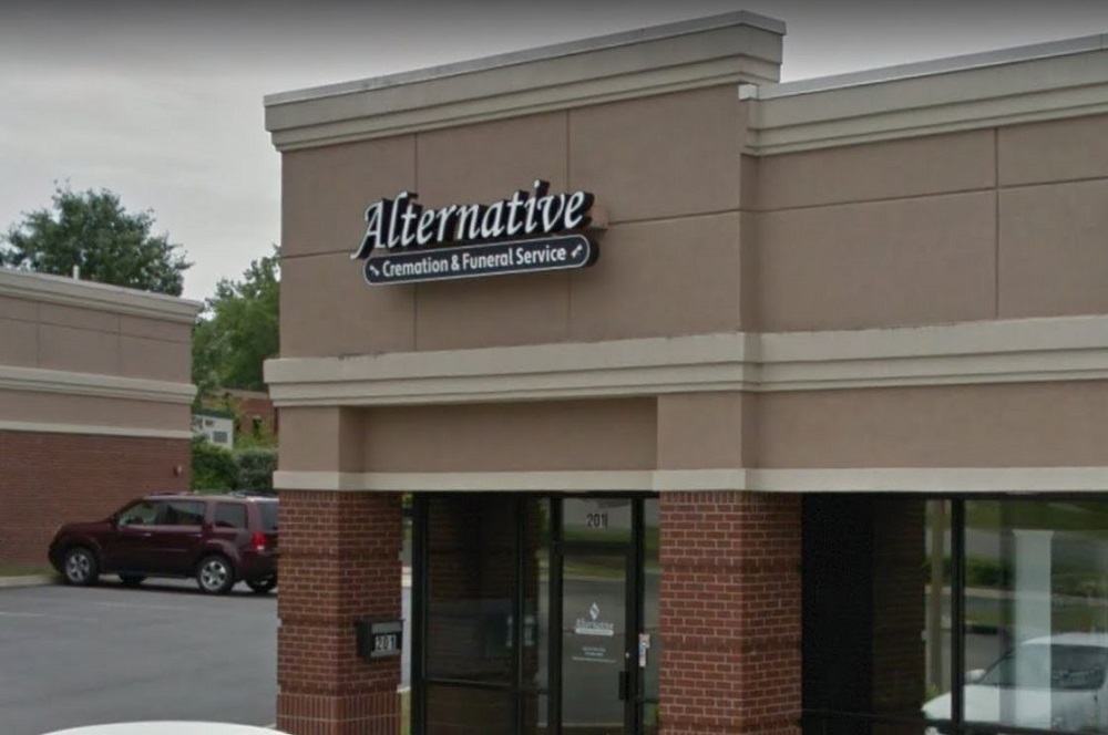 Alternative Cremation & Funeral Service building in Franklin, Tennessee