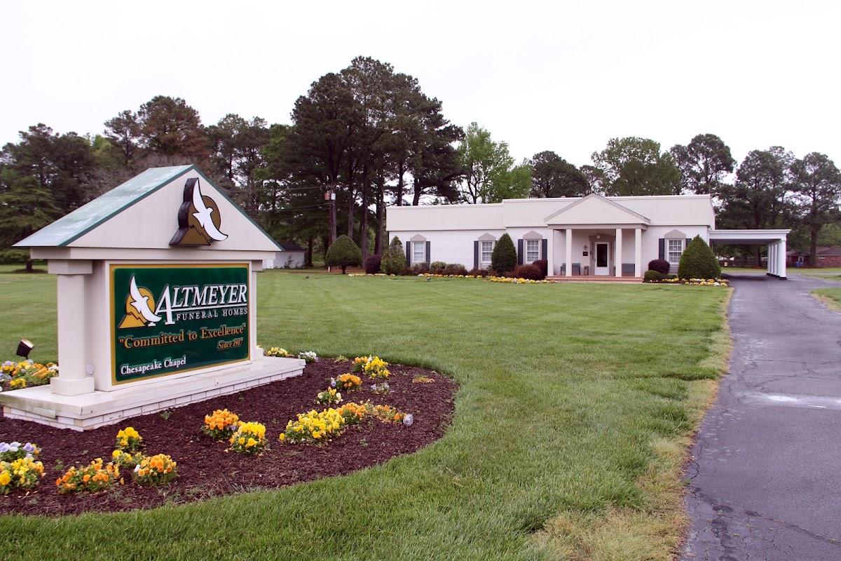 Altmeyer Funeral Homes & Crematory - Chesapeake Chapel building in Chesapeake, Virginia