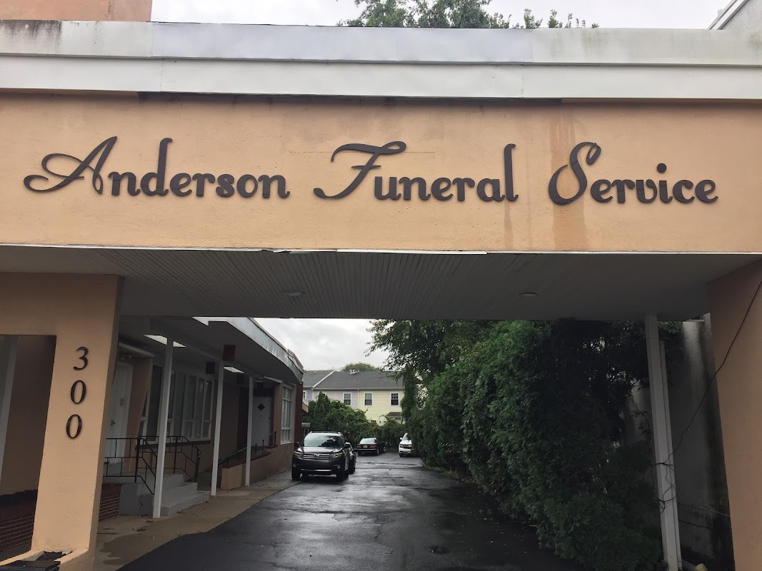 Anderson Funeral Service building in Trenton, New Jersey
