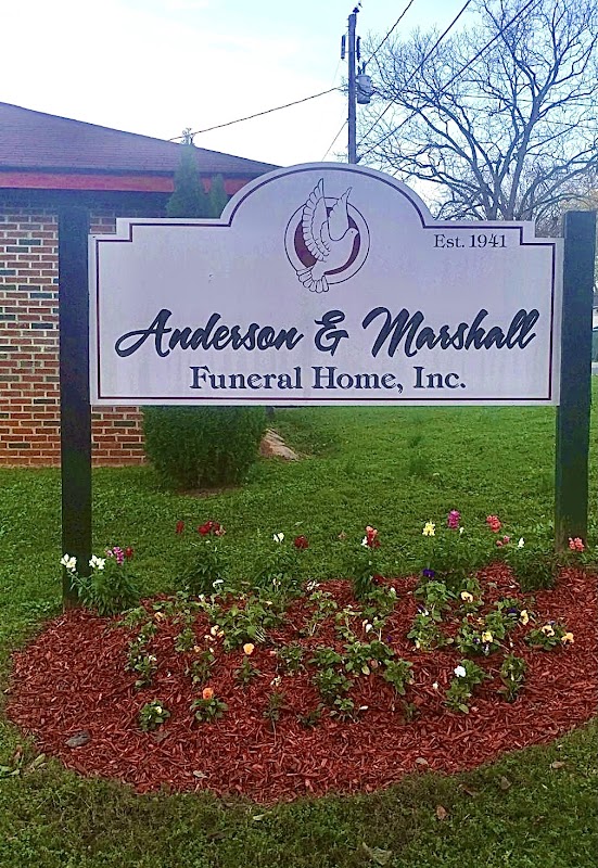 Anderson & Marshall Funeral Home building in Manchester, Georgia