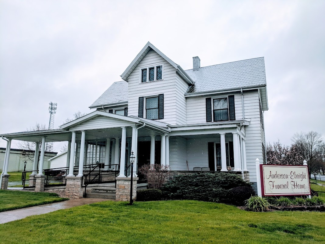 Anderson-Strueve Funeral Home building in Greenfield, Ohio