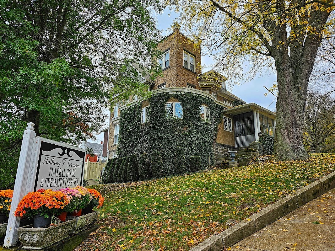 Anthony Ferragine Funeral Home building in Johnsonburg, Pennsylvania
