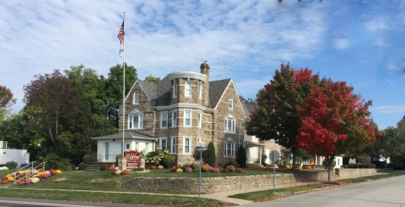 Anton B. Urban Funeral Home building in Ambler, Pennsylvania