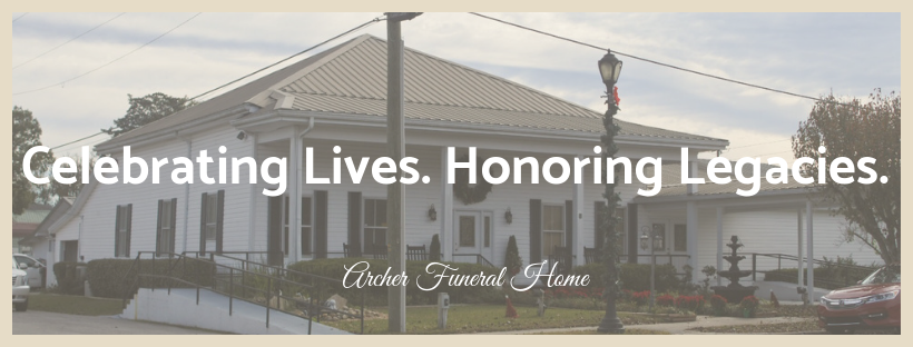 Archer Funeral Home building in Lake Butler, Florida