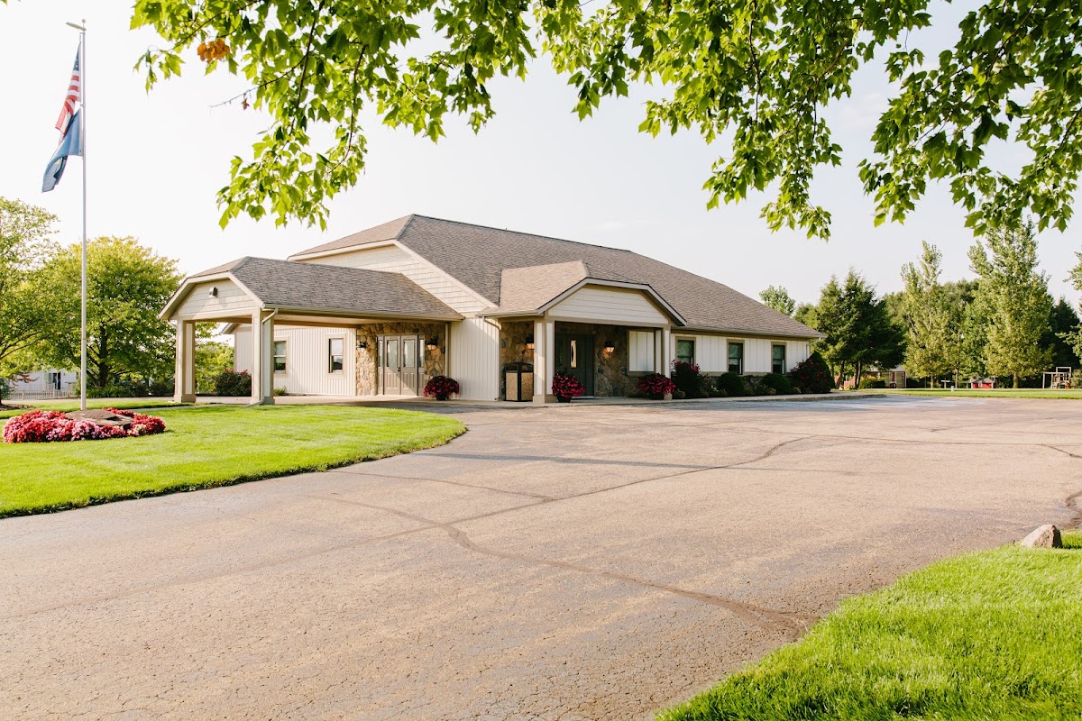 Archer, Hampel & Kubiak Funeral Home building in Dorr, Michigan