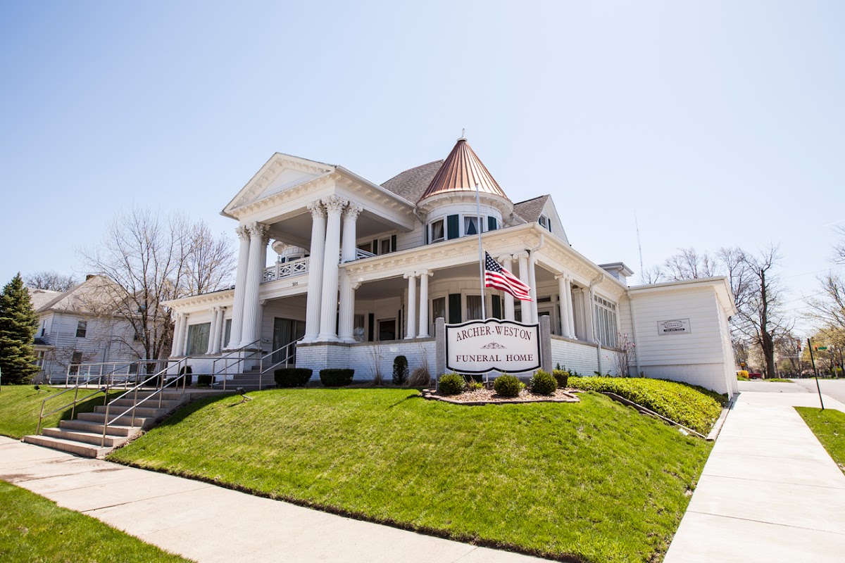 Archer-Weston Funeral Home building in Frankfort, Indiana