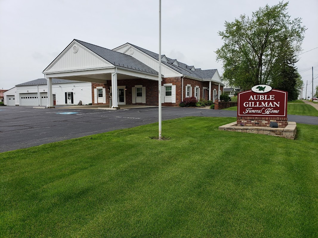 Auble-Gillman Funeral Home building in Rittman, Ohio