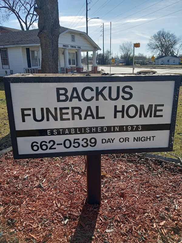 Backus Funeral Home building in Florence, South Carolina