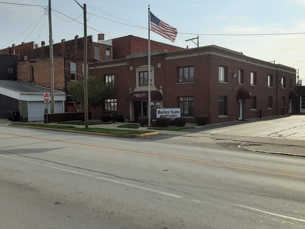 Bailey-Love Mortuary building in Huntington, Indiana