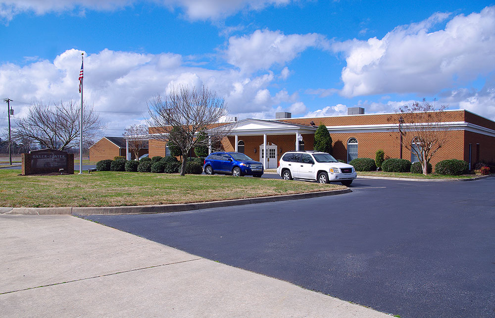 Baker-Foster Funeral Home building in Suffolk, Virginia