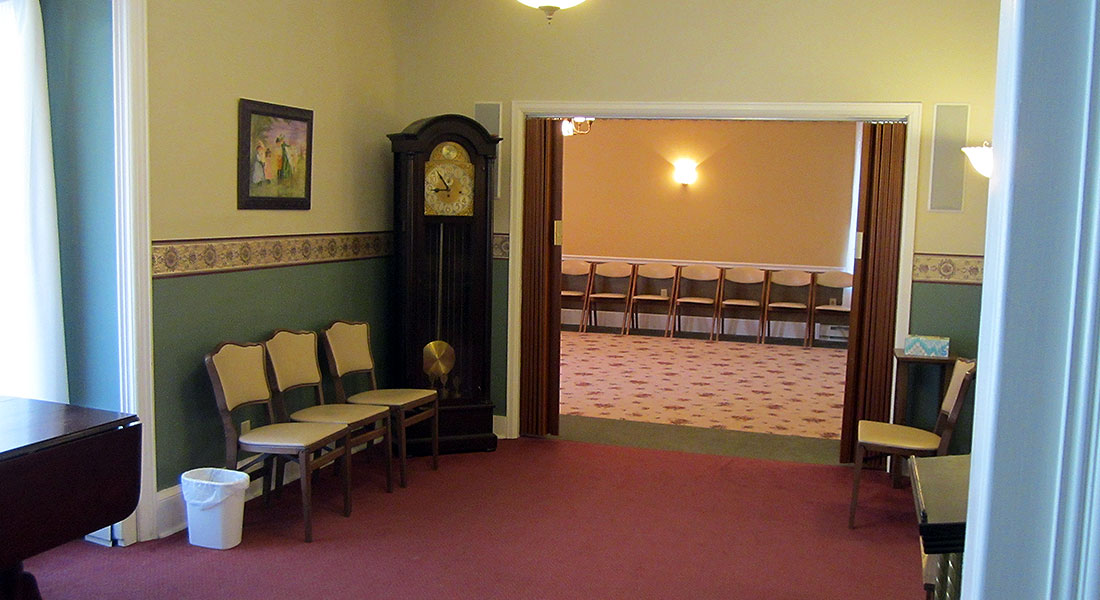 Baker-Swan Funeral Home building in Andover, New York