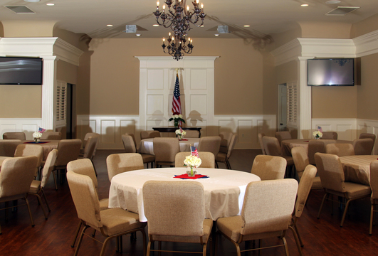 Baldwin-Lee Funeral Home building in Pearl, Mississippi