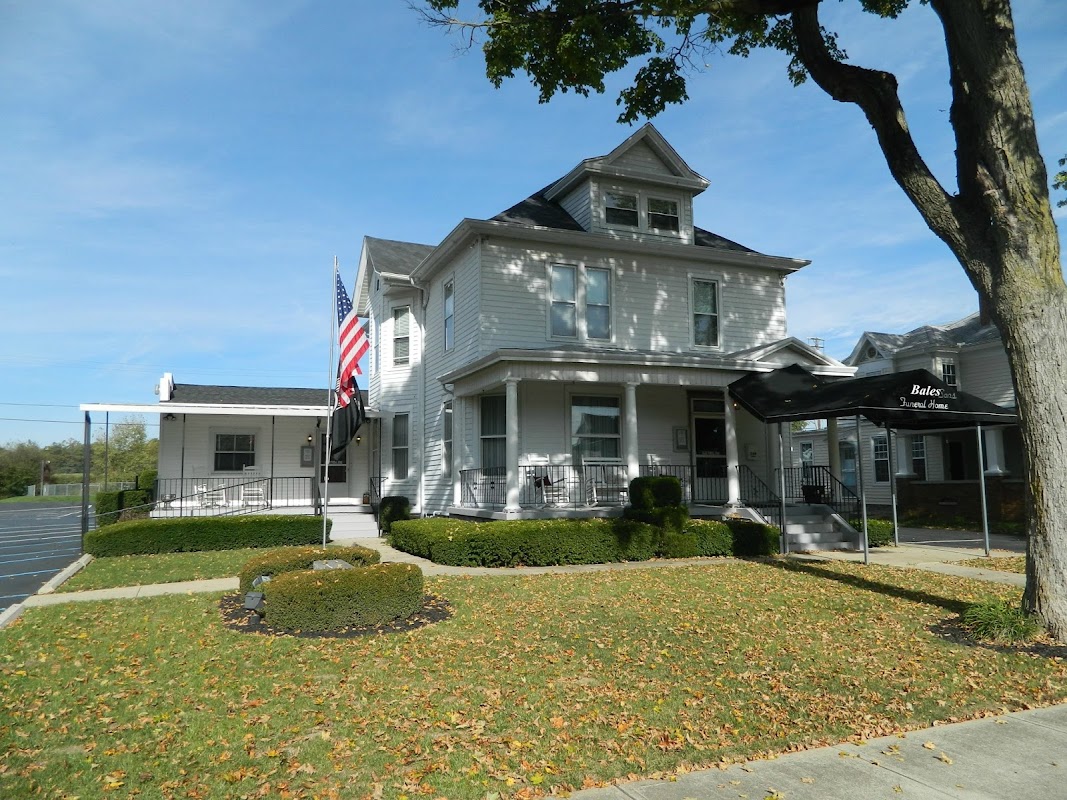 Bales' Funeral Home building in Camden, Ohio