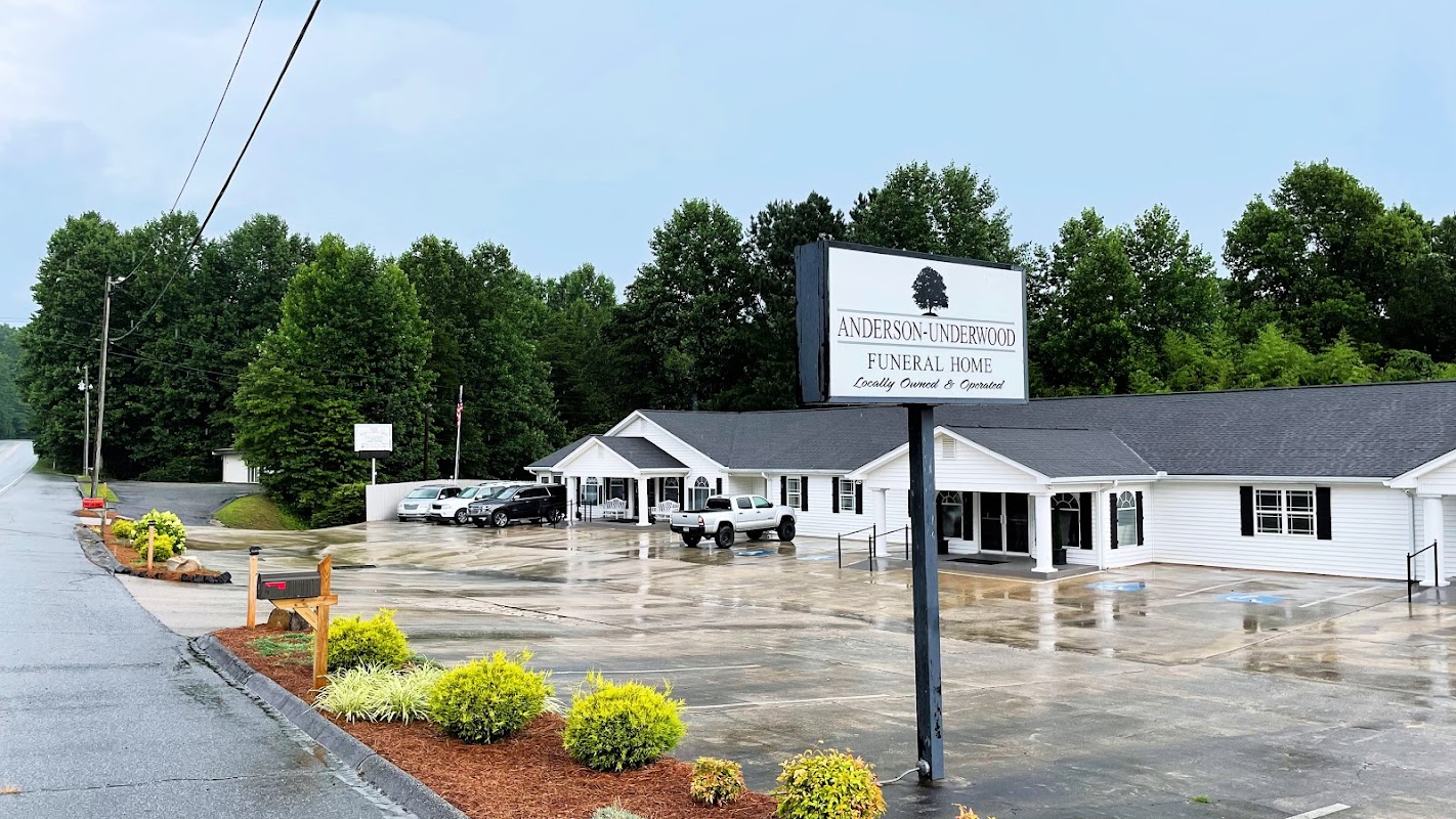 Banister Funeral Home building in Dahlonega, Georgia