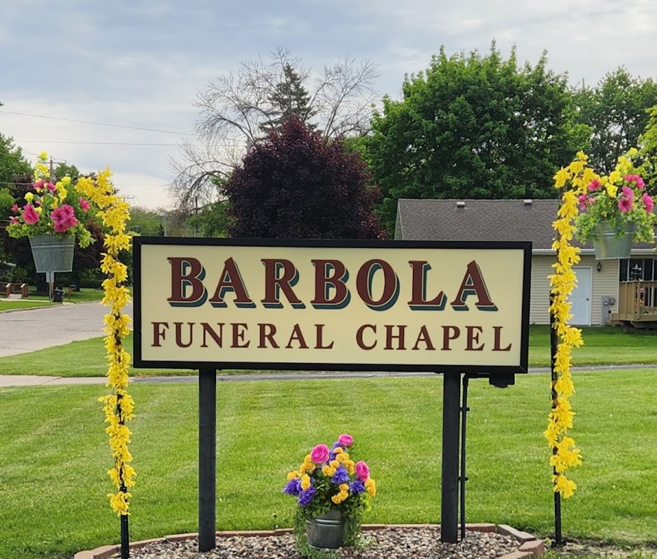 Barbola Funeral Chapel building in Berlin, Wisconsin