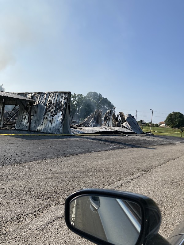 Barker Funeral Home building in Salem, Arkansas