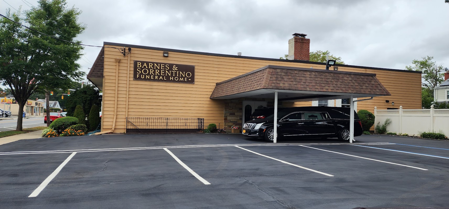 Barnes-Sorrentino Funeral Home Inc building in W Hempstead, New York
