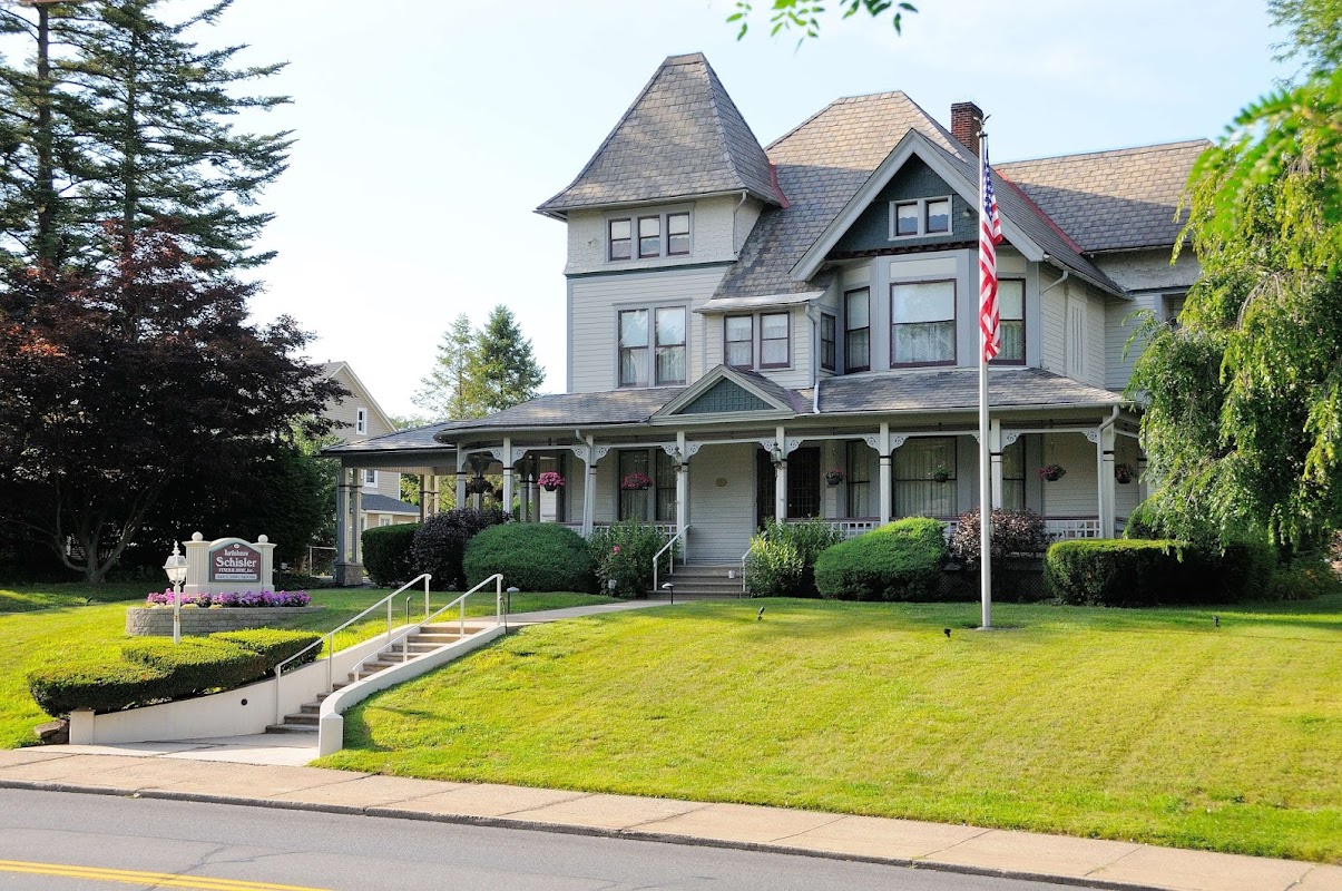 Bartholomew-Schisler Funeral Home building in Nazareth, Pennsylvania