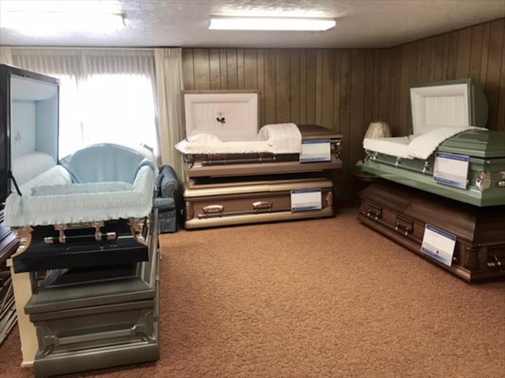 Bass & Gasper Funeral Home building in Westport, Indiana