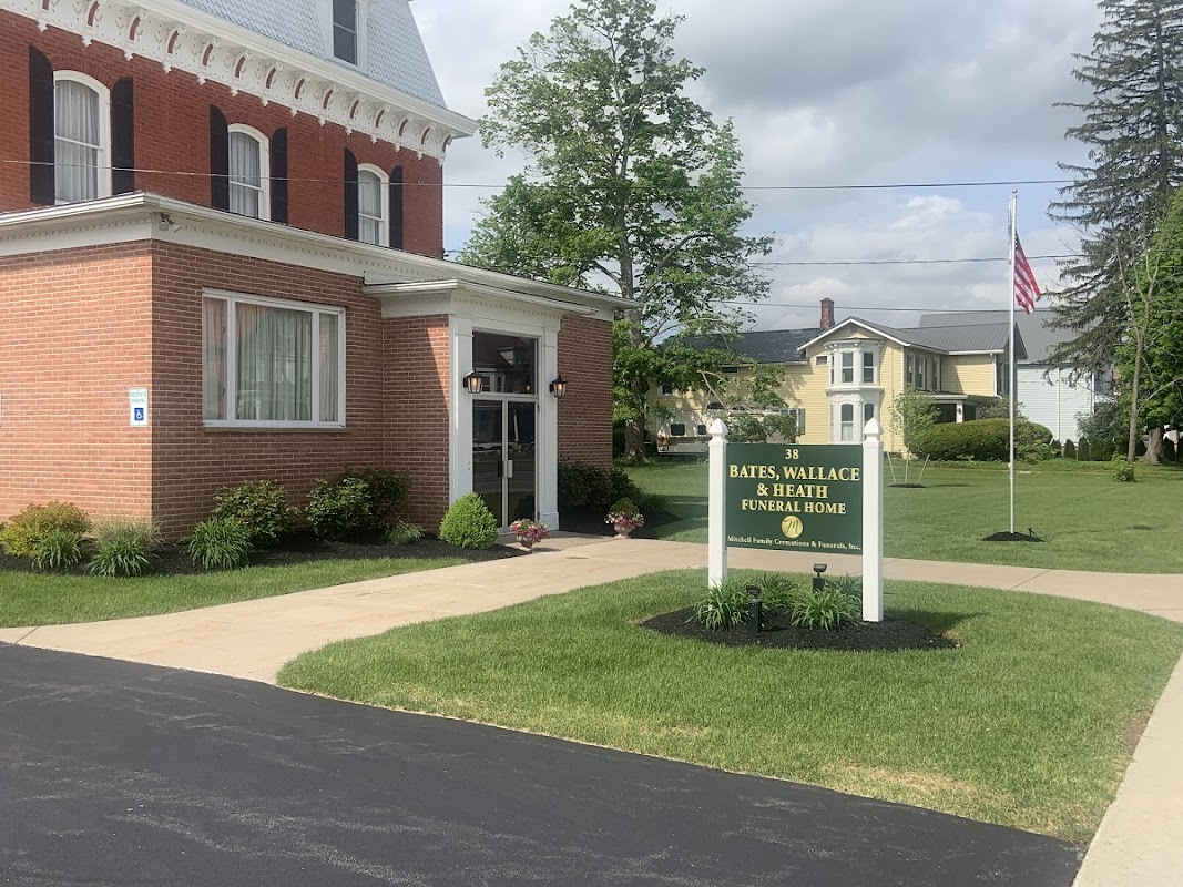 Bates, Wallace & Heath Funeral Home building in Middleport, New York