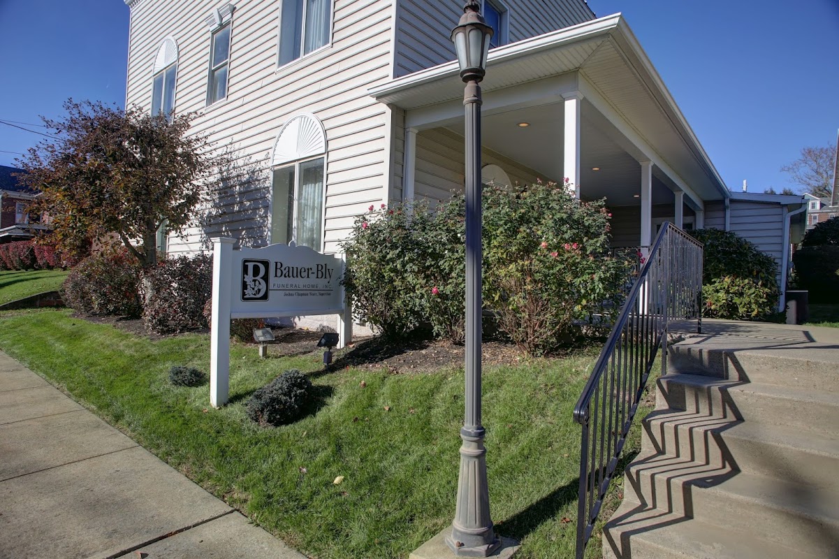 Bauer-Bly Funeral Home building in Dayton, Pennsylvania