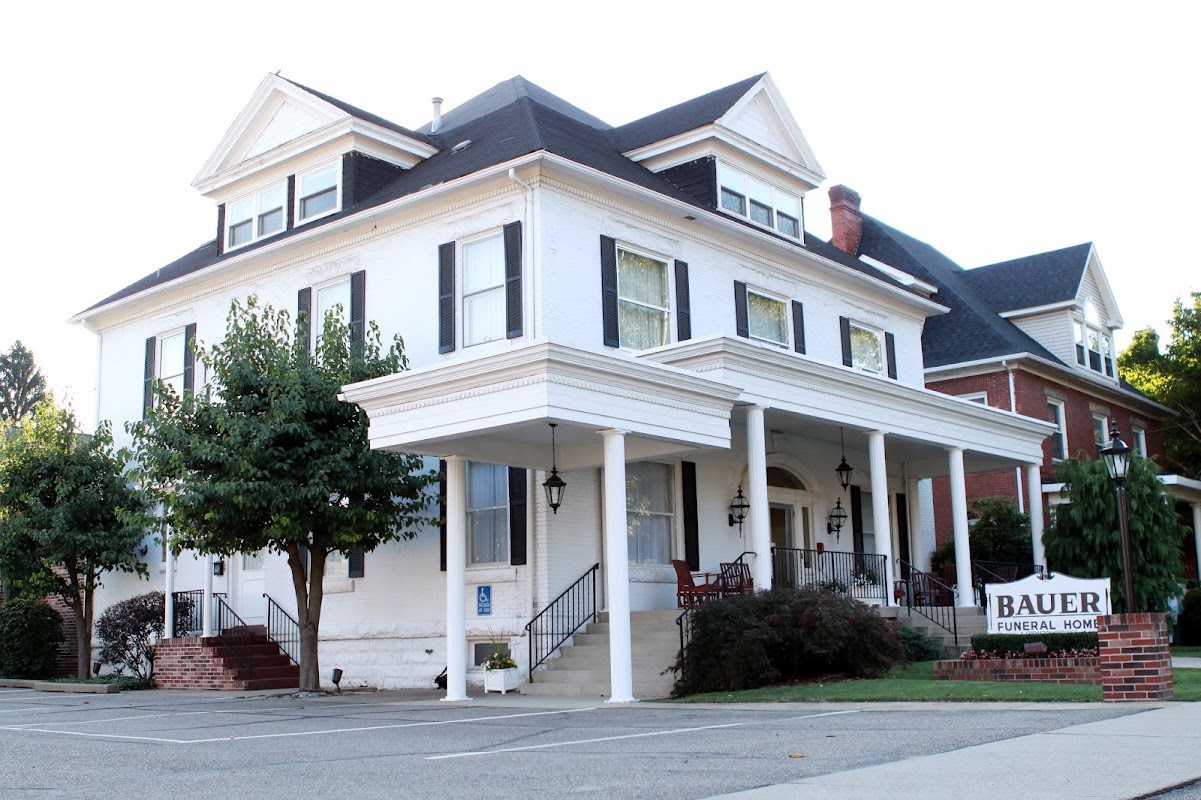 Bauer Funeral Home & Cremation Services building in Kittanning, Pennsylvania