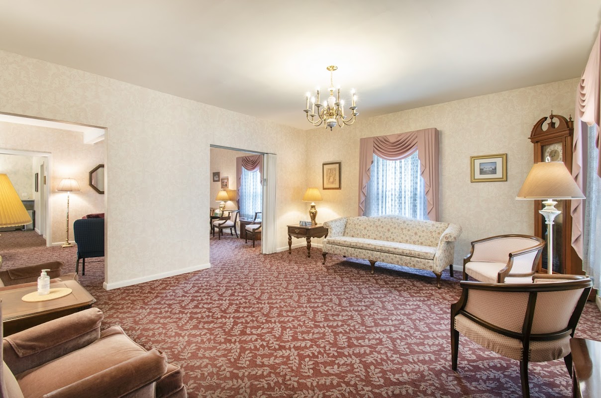 Baumgardner Funeral Home building in Andover, Ohio