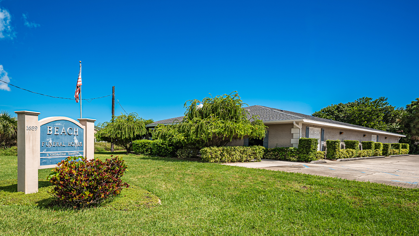 Beach Funeral Home West Chapel building in Melbourne, Florida
