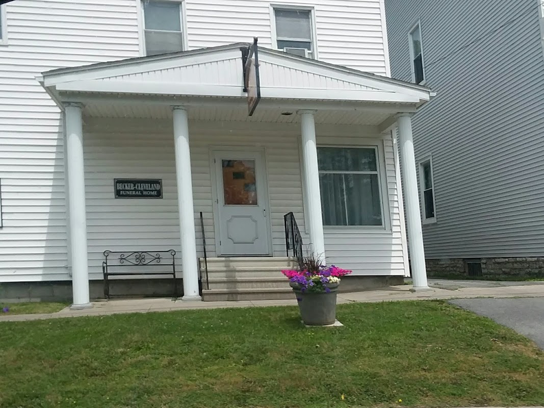 Becker-Cleveland Funeral Home building in Chaumont, New York