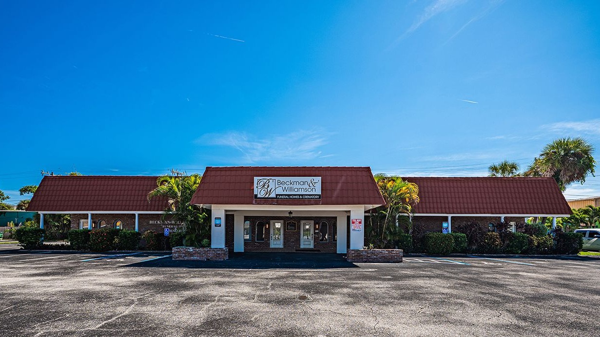 Beckman Williamson Funeral Home building in Cocoa Beach, Florida