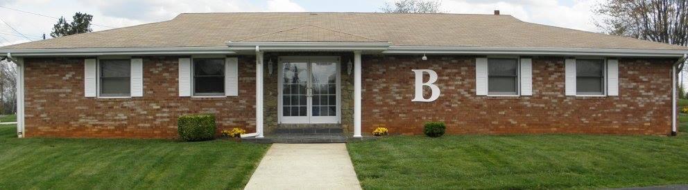 Bedford Funeral Home building in Bedford, Virginia