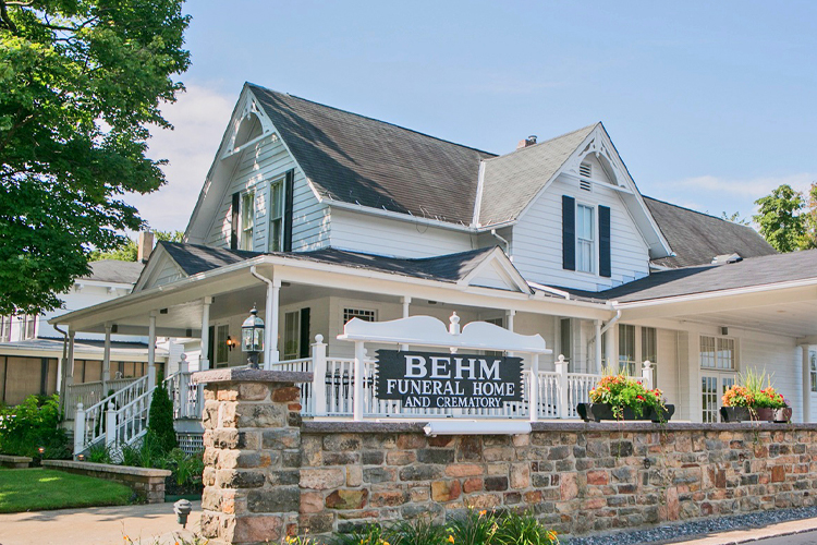 Behm Funeral Home building in Madison, Ohio