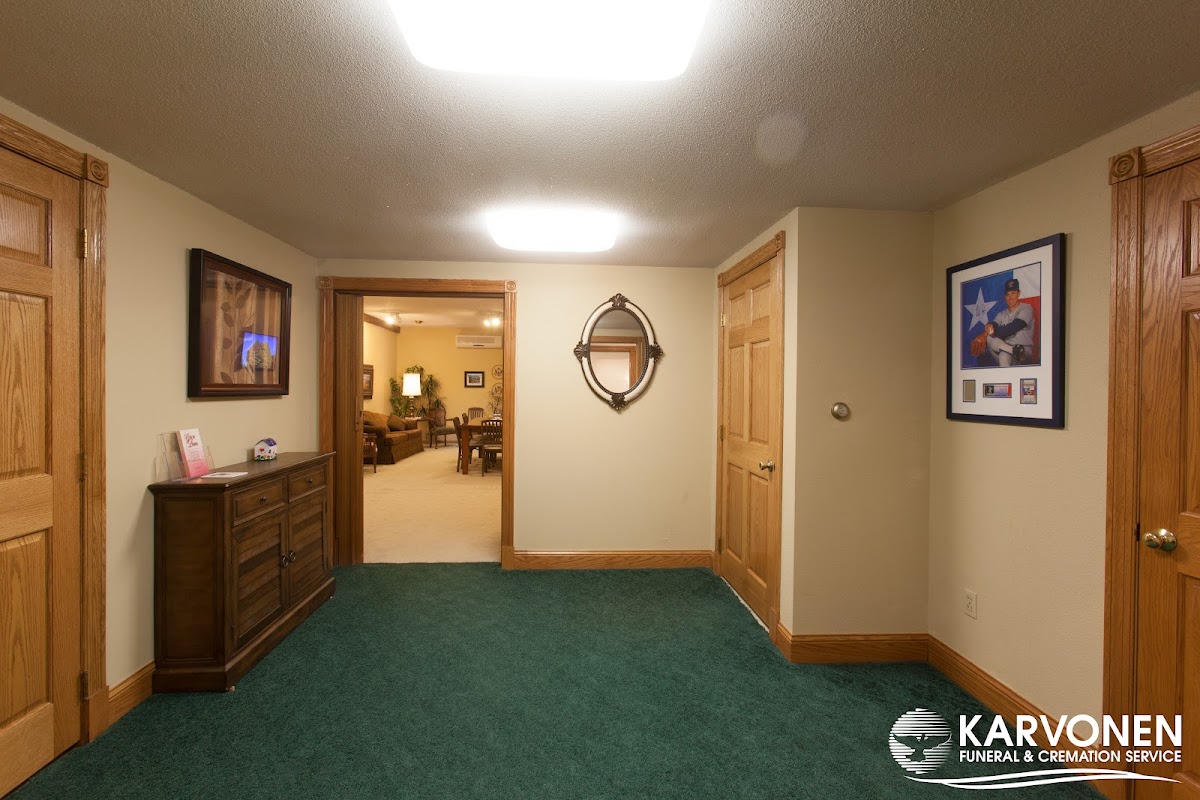 Belmont-Karvonen Funeral Home building in Henning, Minnesota