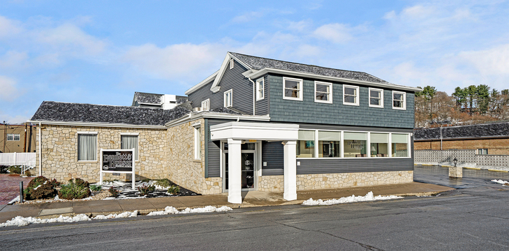 Bennett and Houser Funeral Home building in Clearfield, Pennsylvania