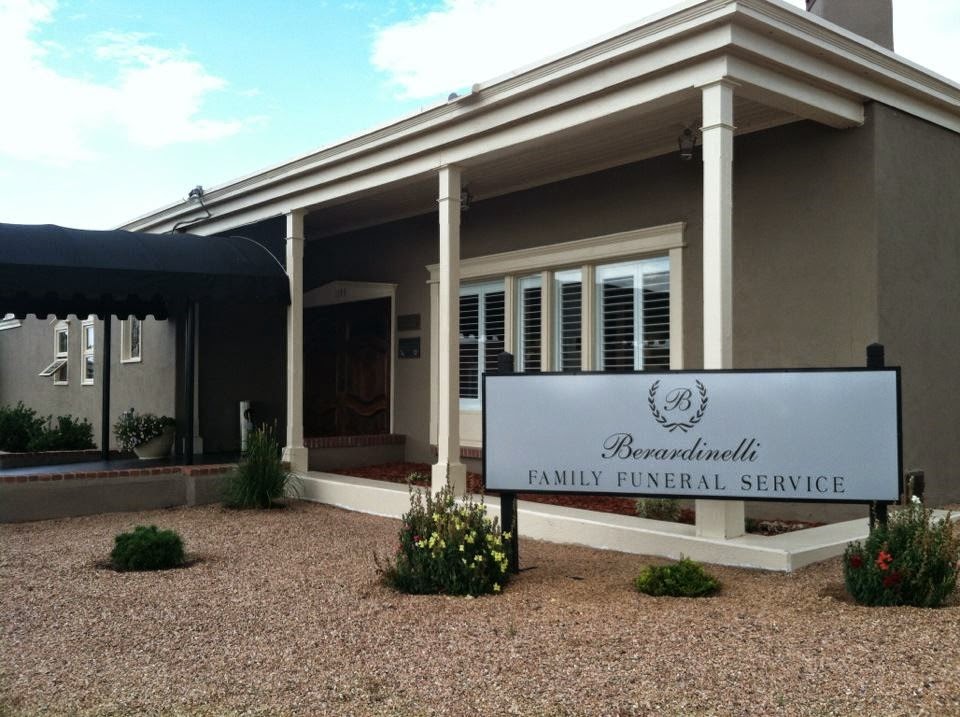 Berardinelli Family Funeral Service building in Santa Fe, New Mexico