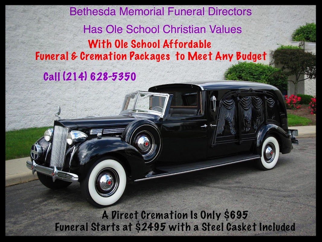 Bethesda Memorial Funeral Directors & Crematory Services building in De Soto, Texas