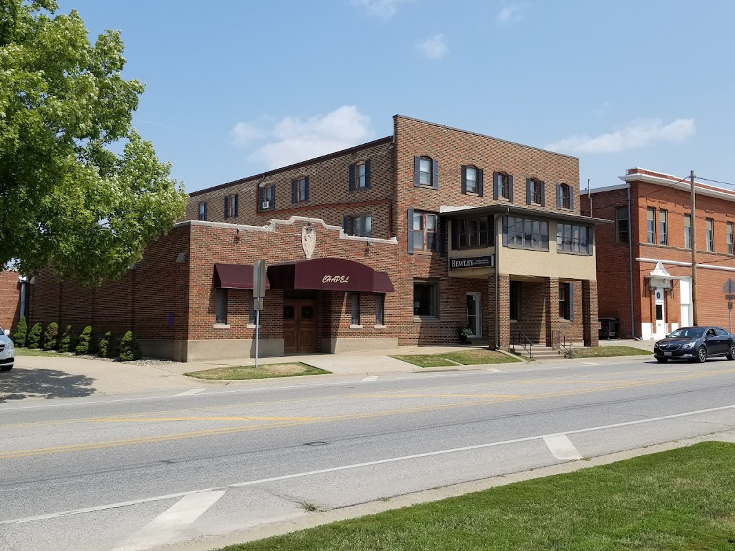 Bewley Funeral Home & Cremation Service building in Aledo, Illinois