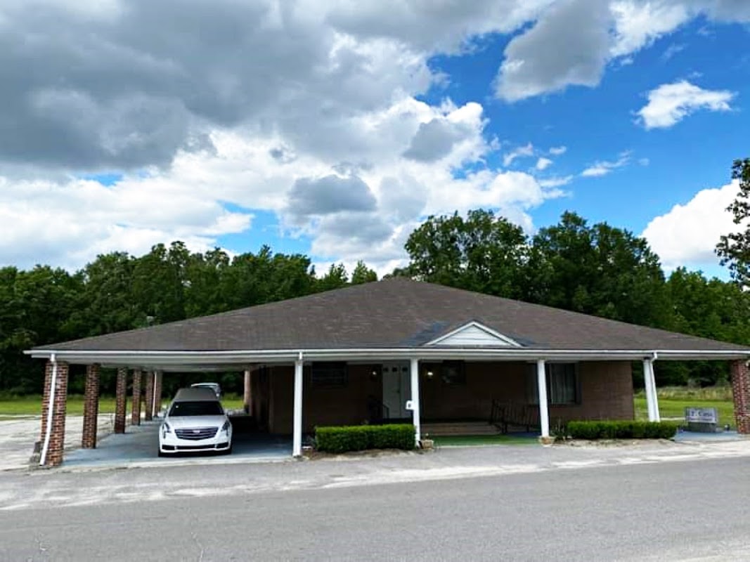 B.F. Cave Funeral Home building in Allendale, South Carolina