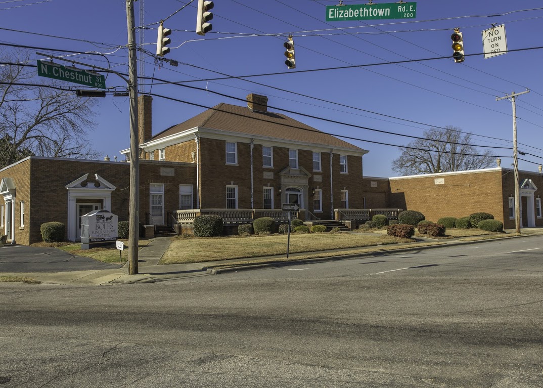 Biggs Funeral Home building in Lumberton, North Carolina