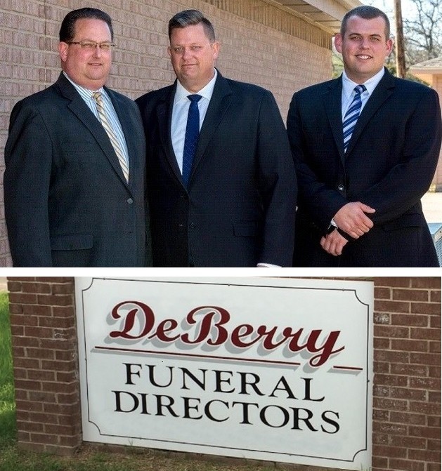 Bill De Berry Funeral Drctrs building in Denton, Texas