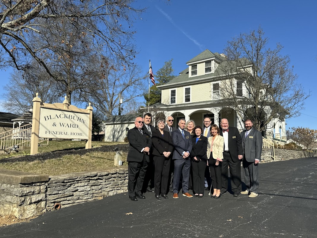 Blackburn & Ward Funeral Home building in Versailles, Kentucky